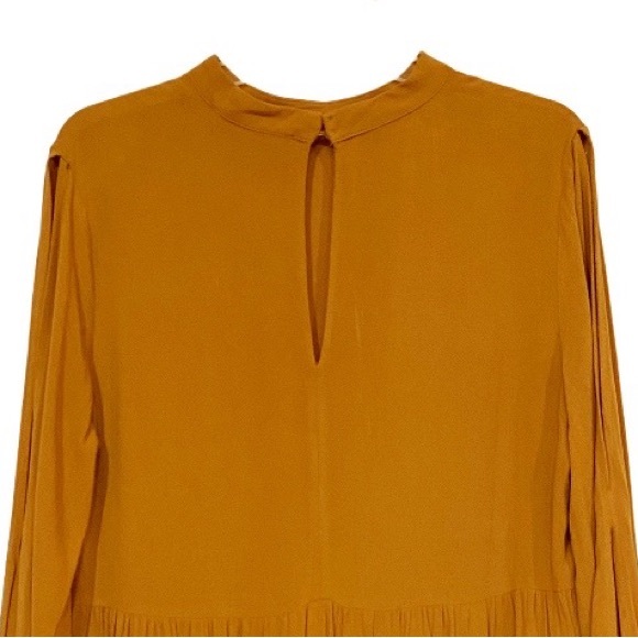 Mustard Seed High Low Boho Dress in a Rust Brown Medium - Picture 7 of 10